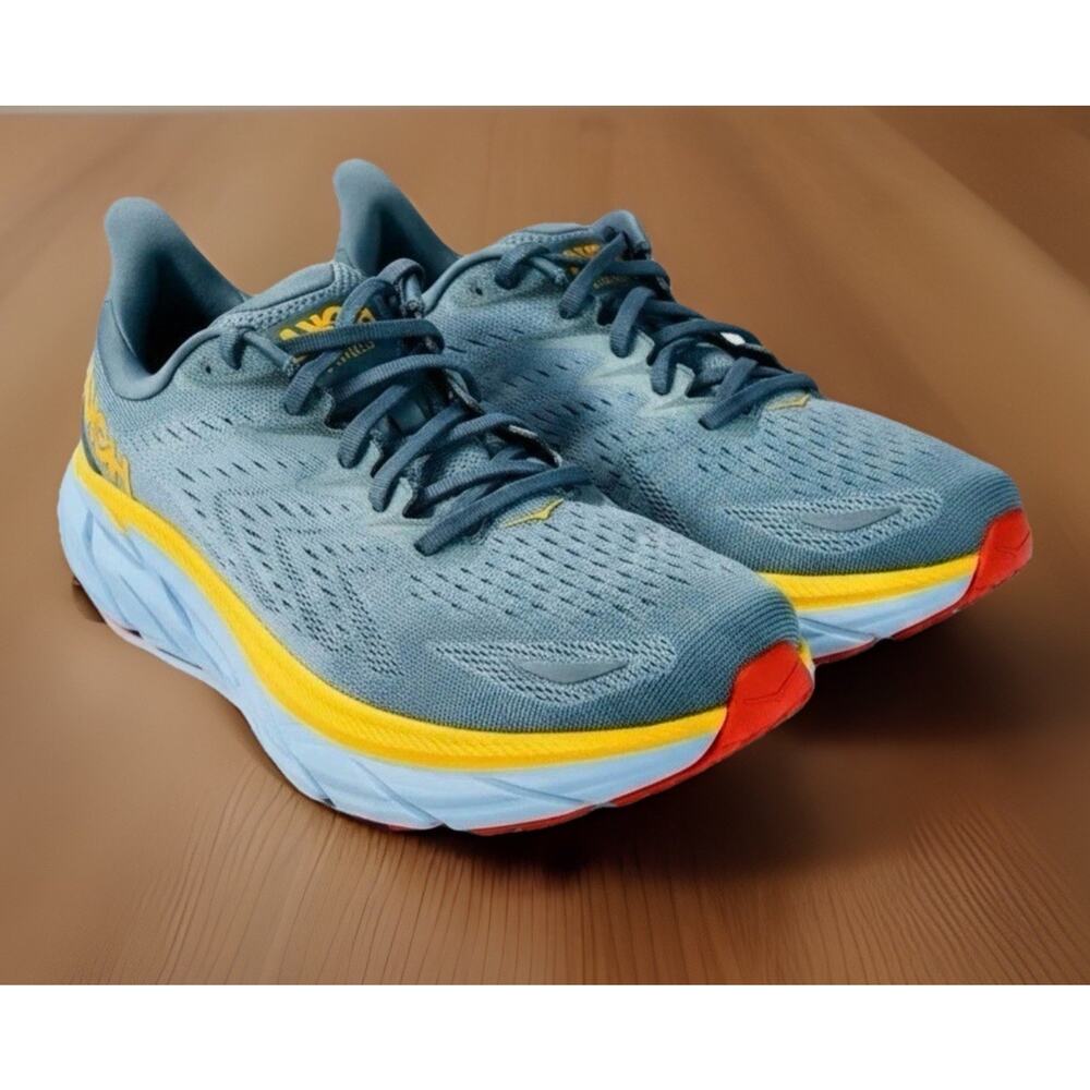 Hoka Clifton Goblin Blue Mountain Spring Running Shoes Mens Size 12.5 Fast Ship